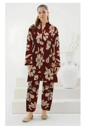 2 Piece Soft Linen Casual Wear for Women